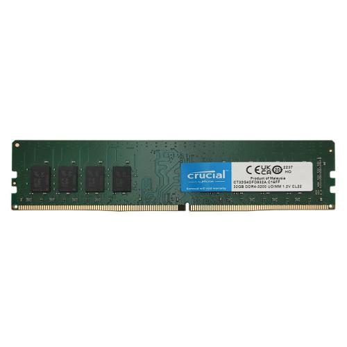 Memória DDR4 32GB 3200 Crucial 