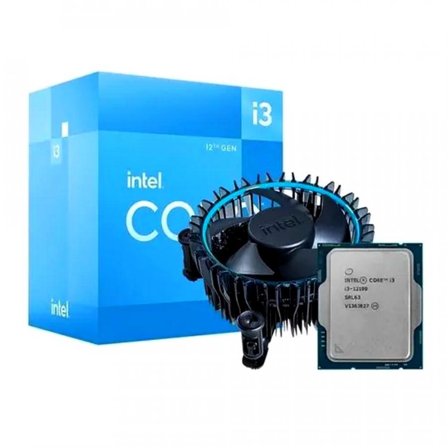 Processador Intel Core i3 12100 3.3GHz 12ª Geração, LGA 1700 - CROI