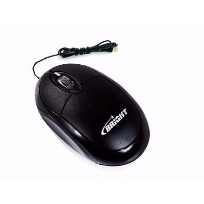 Mouse Optico USB Espanha Preto - Bright