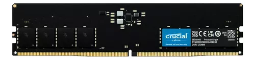 Memória DDR5 16GB 4800MHz Crucial