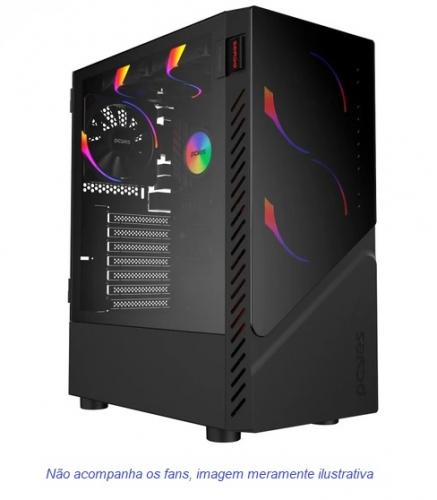 Computador Gamer Intel Core i5 16G, SSD 256GB, Placa de Video 4GB, Fonte 550W RGB