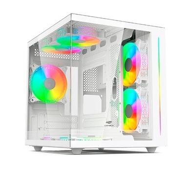 Gabinete Gamer Space Aqua III W524 Branco K-MEX