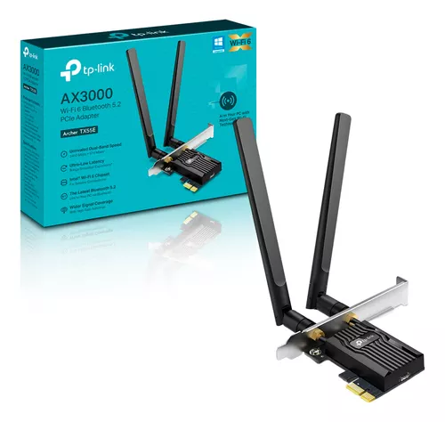 Placa Wireless PCI-E 3000Mbps Wi-Fi6 TX50E TP-Link