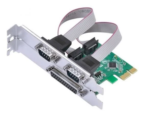 Placa PCI-E 2 Serial - 1 Paralela KP-T105/LT-P230