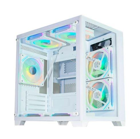 Gabinete Gamer AQUÁRIO MICRO IV W415 Branco K-MEX